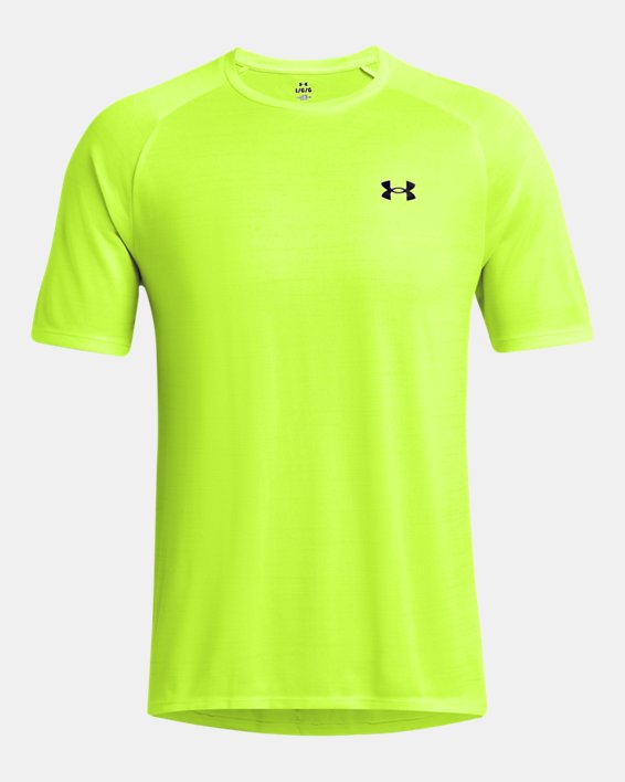 Tee-shirt à manches courtes UA Tech™ 2.0 Tiger pour homme, Yellow, pdpMainDesktop image number 2